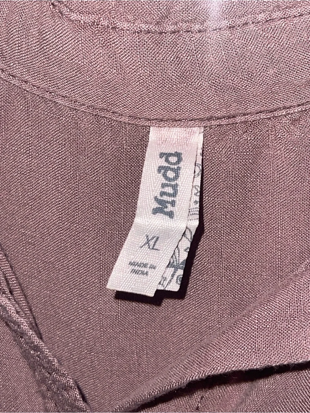 Mudd Women’s Button-Down Shirt in Dusty Mauve